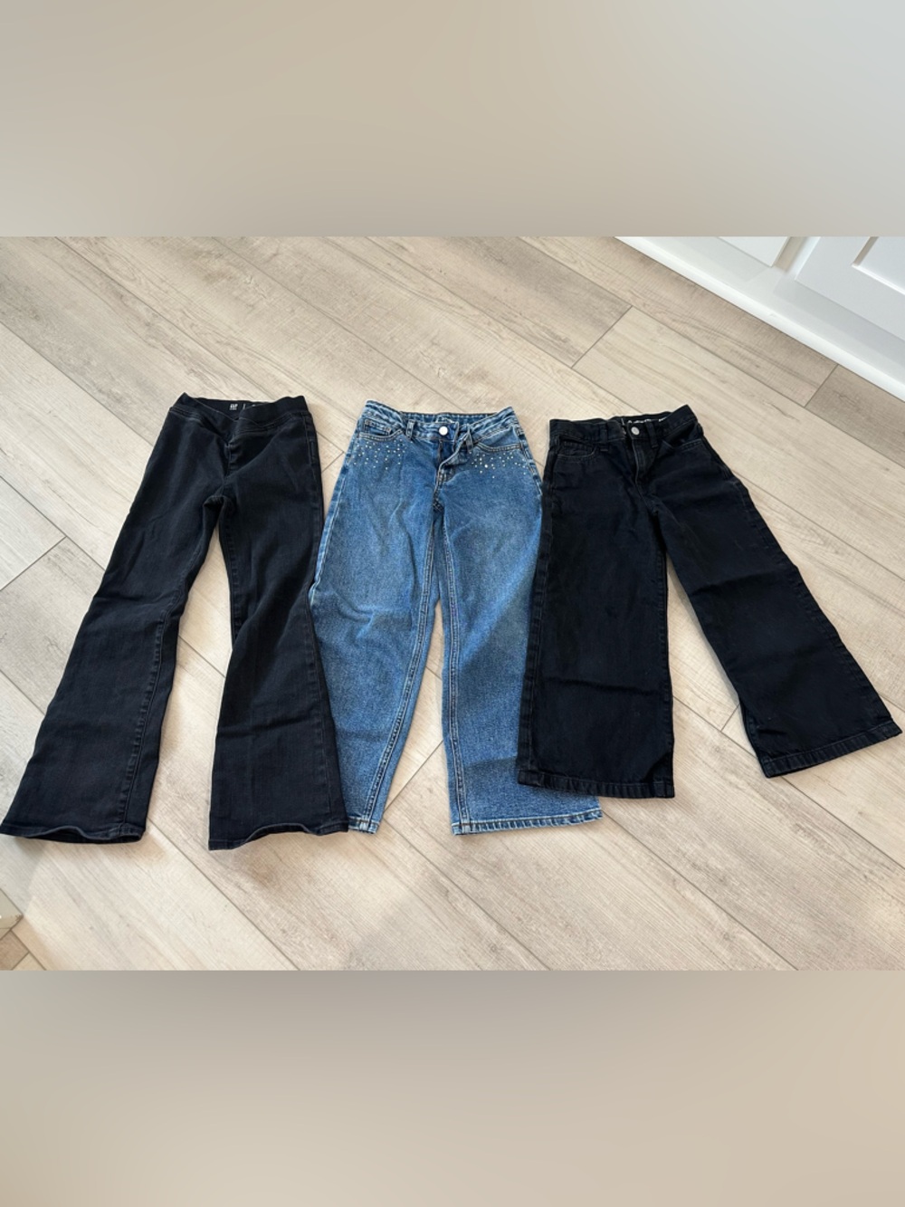 GAP & art Class Flare and Wide Leg Jeans Girls size 8